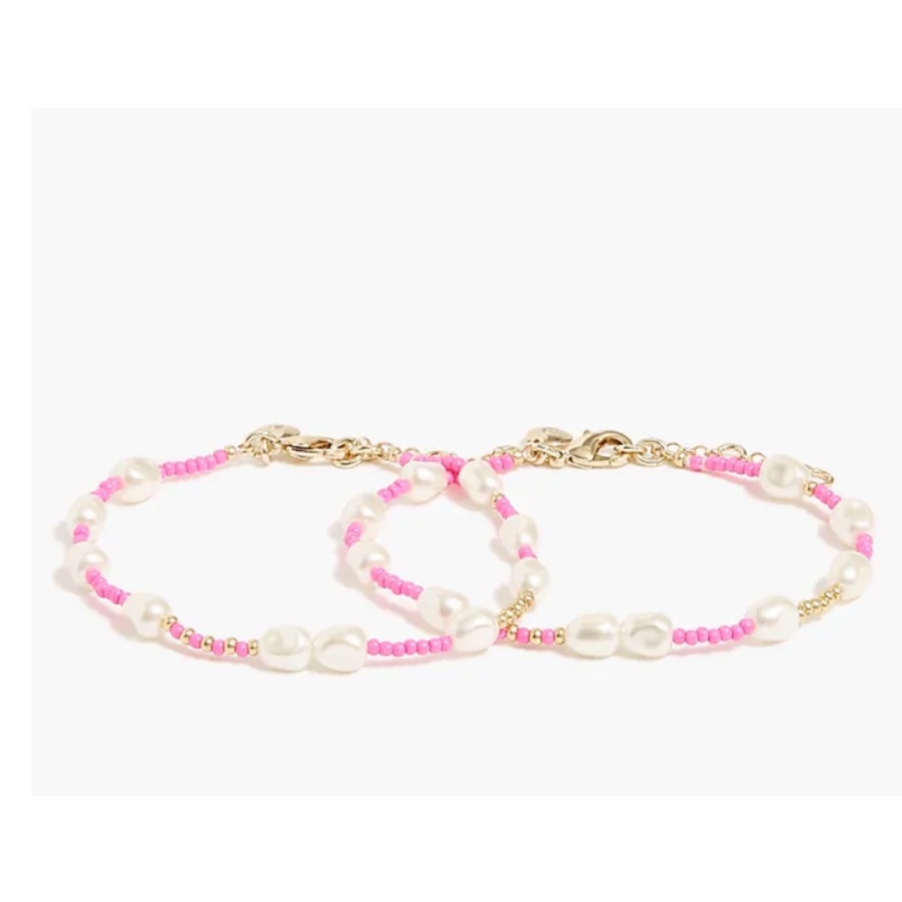 NWT New J.Crew Pearl And Bead Bracelet